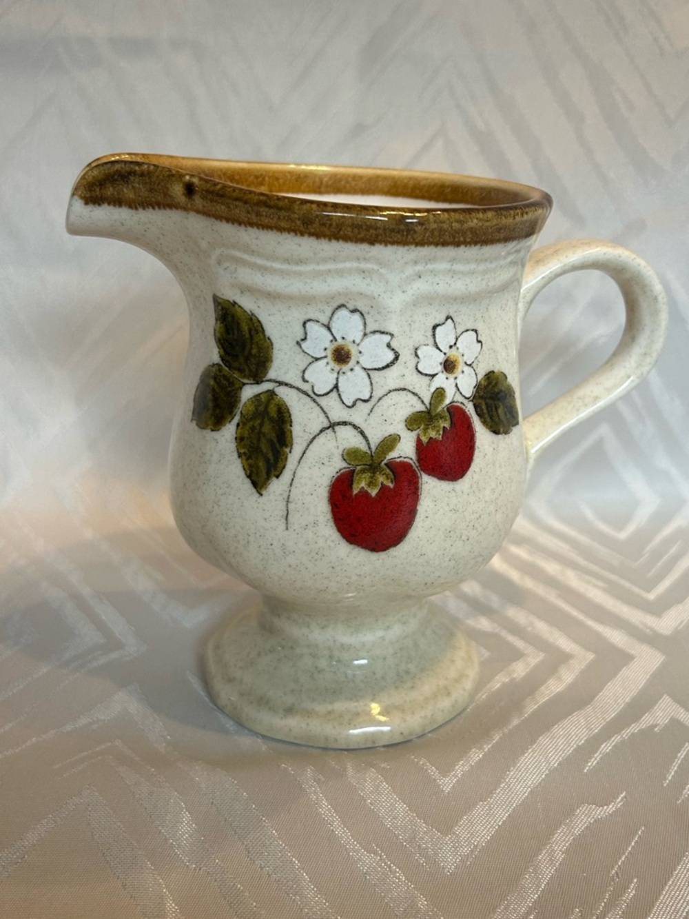 Vintage Mikasa Strawberry Festival Creamer